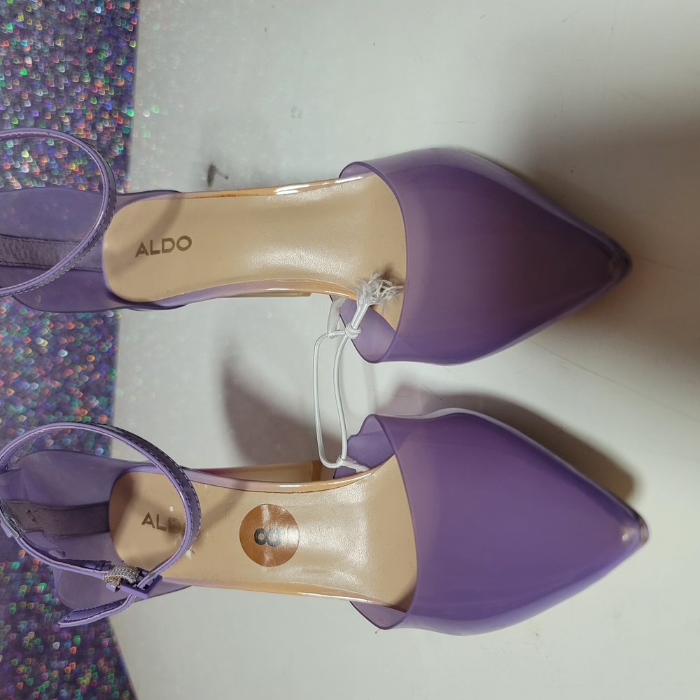 Aldo Purple Heels Sleek Minimalist Design